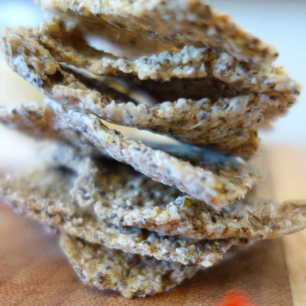 Chia & Quinoa Sprouted Crackers Chia & Quinoa Sprouted Crackers