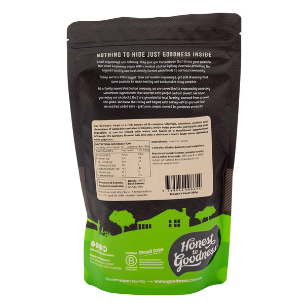 Honest to Goodness Brewer's Yeast 350g 3