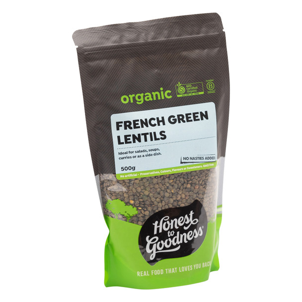 Organic French Style Green Lentils 500g