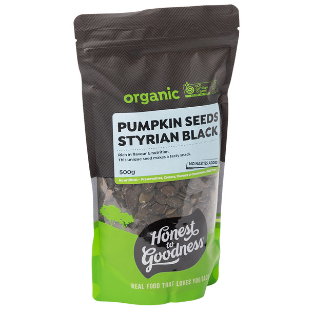 Organic Styrian Black Pumpkin Seeds 500g