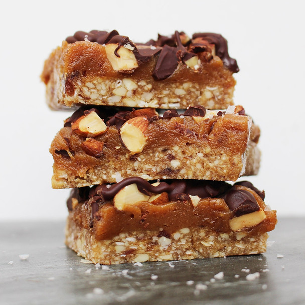Raw Peanut Butter Caramel Bars Raw Peanut Butter Caramel Bars