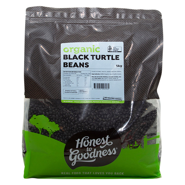 Organic Black Turtle Beans 5KG 1
