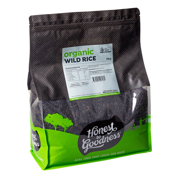 Organic Wild Rice 5KG Bulk Honest to Goodness Australia