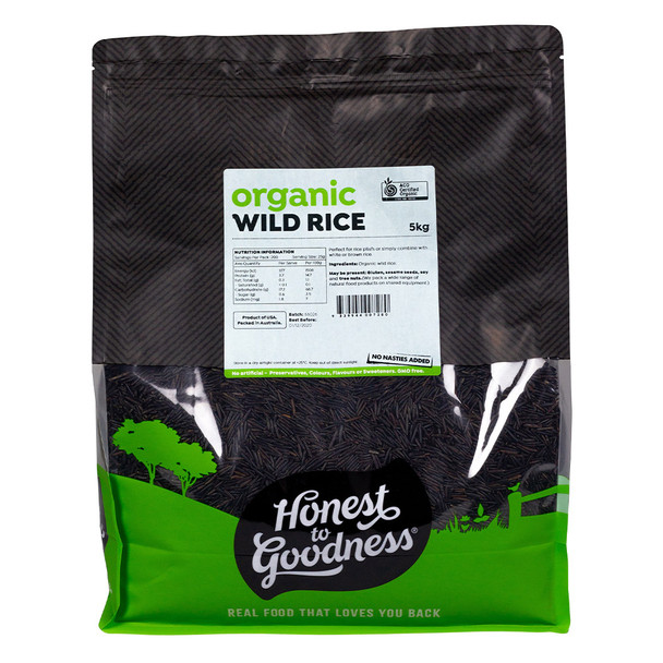 Organic Wild Rice 5KG 1