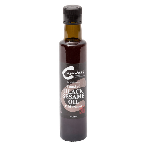 Organic Black Sesame Oil Toasted 250ml 1
