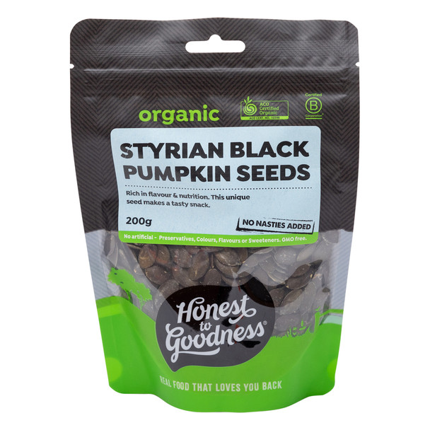 Organic Styrian Black Pumpkin Seeds 200g