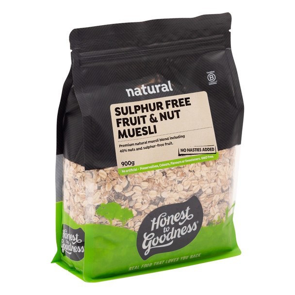 Sulphur Free Fruit & Nut Muesli 900g 3