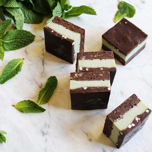 Raw Peppermint Slice 1