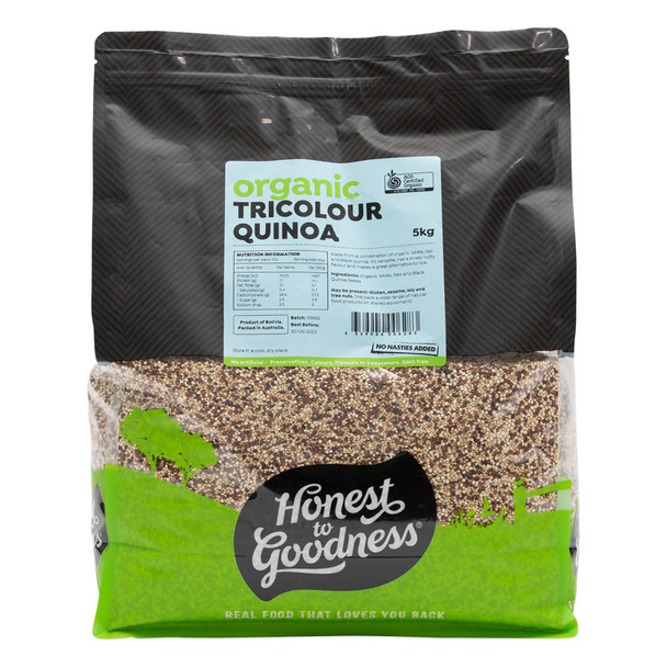 Organic Tricolour Quinoa 5KG 1
