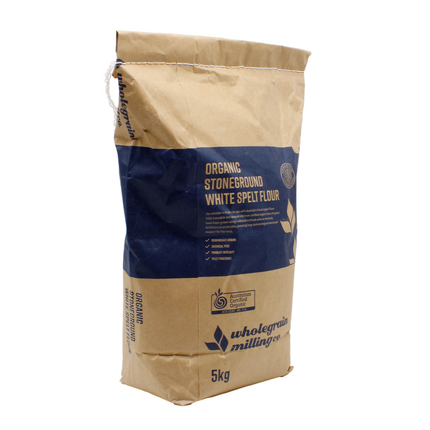 Organic Stoneground White Spelt Flour 5KG | Honest to Goodness