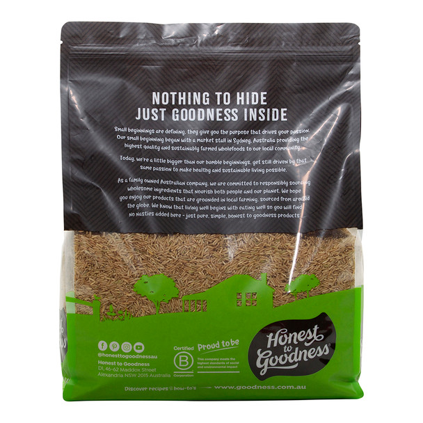 Honest to Goodness Organic Brown Basmati Rice 5KG 3