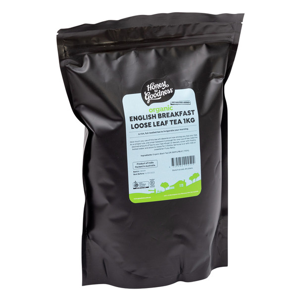 Organic English Breakfast Loose Leaf Tea 1KG 2