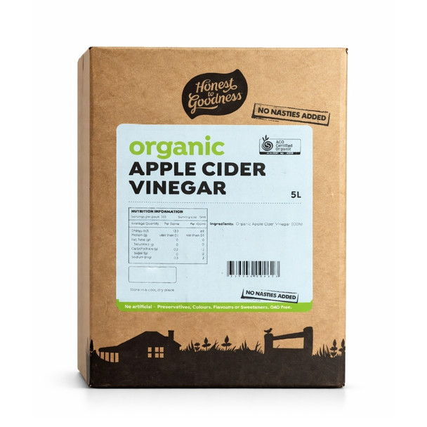 Organic Apple Cider Vinegar 5L | Honest to Goodness