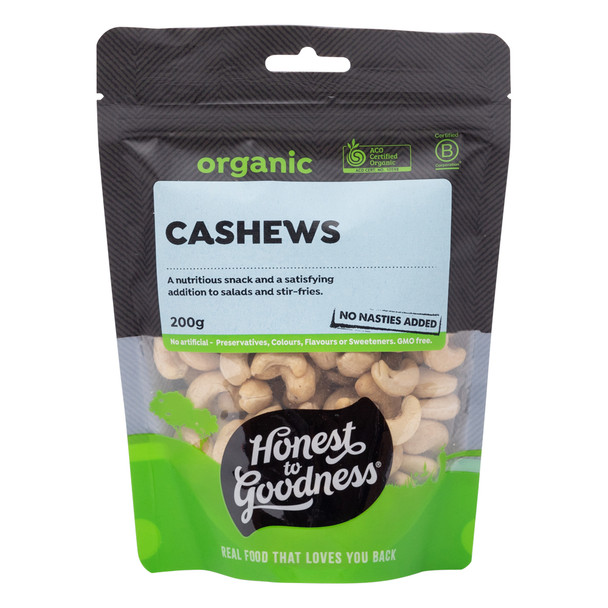 Organic Cashews 200g 1