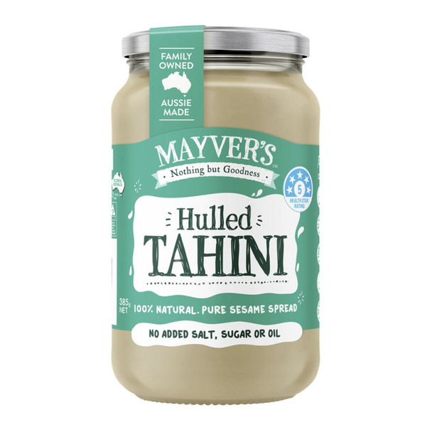 Mayver's Organic Hulled Tahini 385g | Honest to Goodness