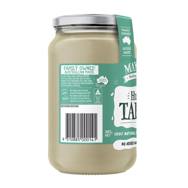 Mayver's Organic Hulled Tahini 385g | Honest to Goodness