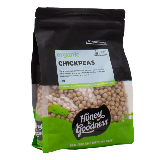 Organic-Chickpeas-1kg | Honest to Goodness