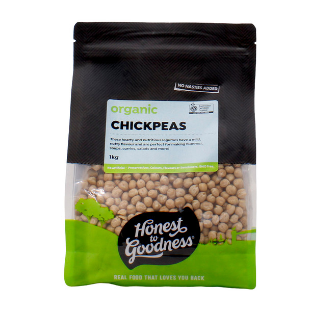 Organic-Chickpeas-1kg | Honest to Goodness