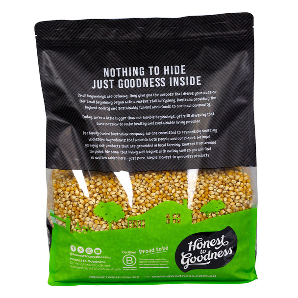 Organic Popcorn Kernels 5KG 3