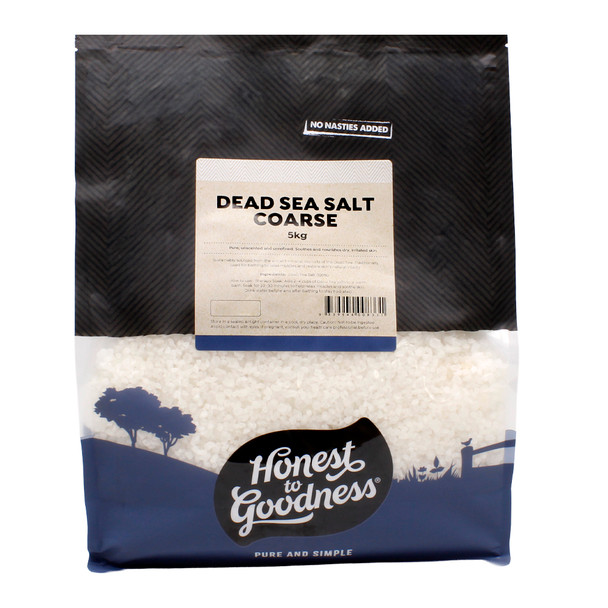 Premium Dead Sea Salt - Coarse 5KG | Honest to Goodness