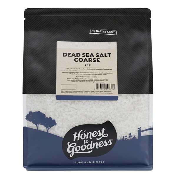 Premium Dead Sea Salt - Coarse 5KG | Honest to Goodness