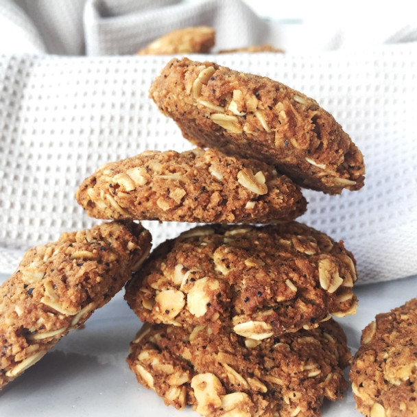 Coconut & Wattleseed ANZAC Biscuits 1