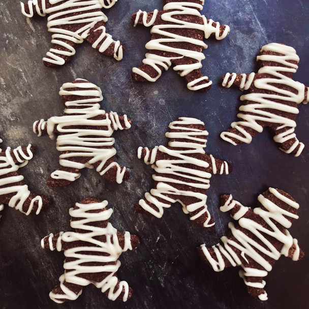 Chocolate Mummy Sugar Cookies 1 Chocolate Mummy Sugar Cookies 1