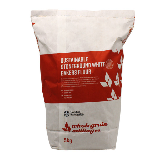 Sustainable Stoneground White Bakers Flour 5KG | Honest to Goodness Sustainable Stoneground White Bakers Flour 5KG | Honest to Goodness