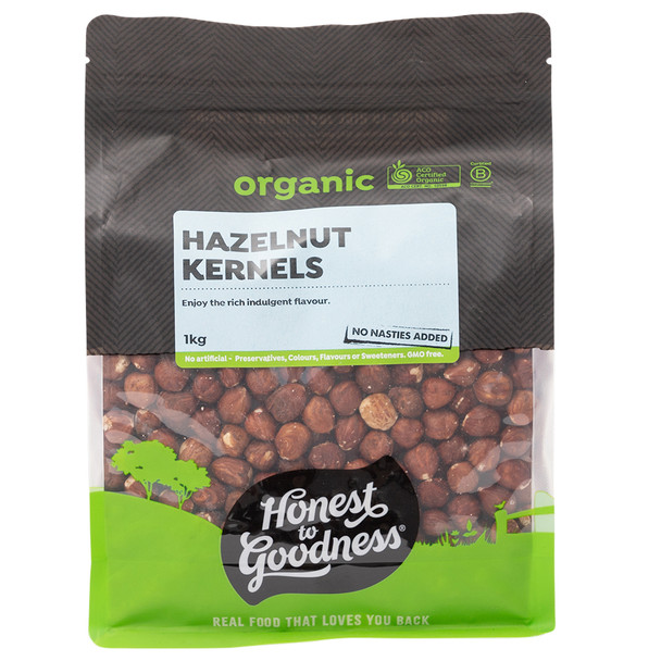 Organic Hazelnuts 1KG 1