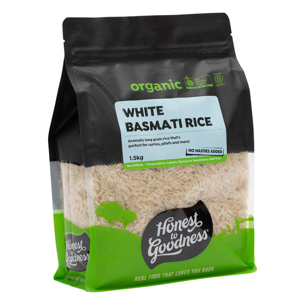 Organic White Basmati Rice 1.5KG 3