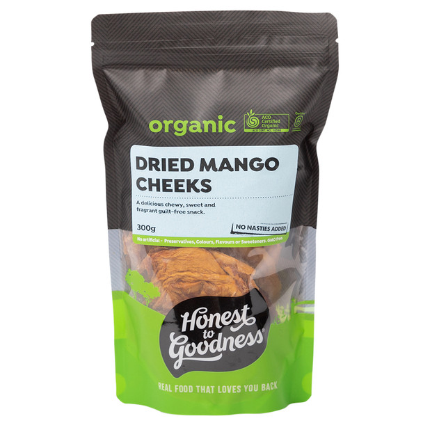 Organic Dried Mango Cheeks 300g 1