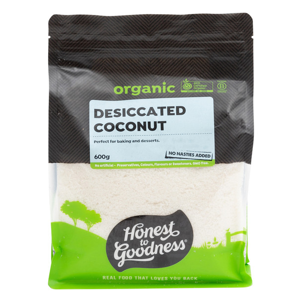 Organic Desiccated Coconut 600g 1