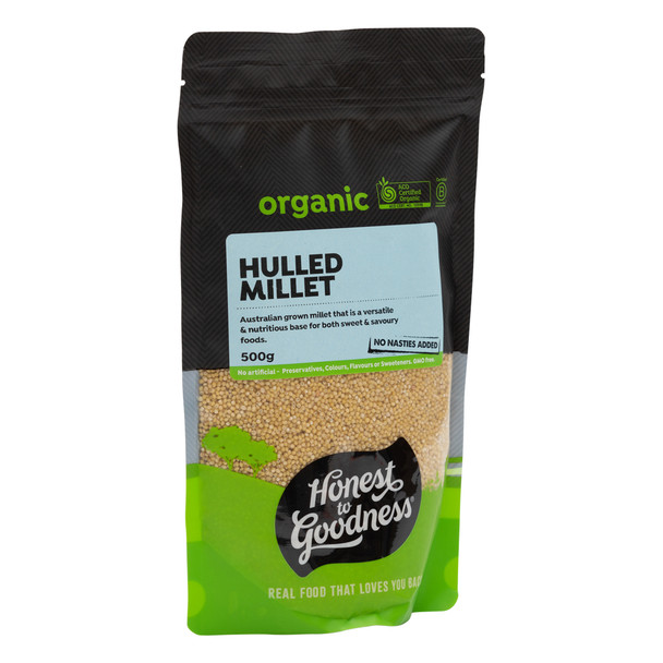 Organic Australian Hulled Millet 500g 3