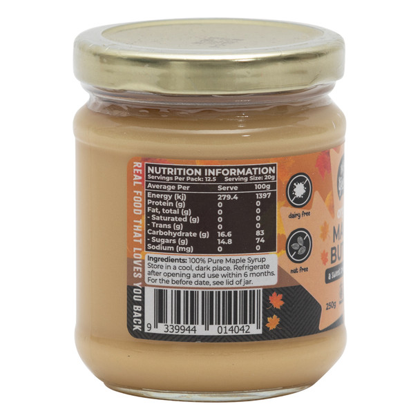 Organic Maple Butter 250g 3