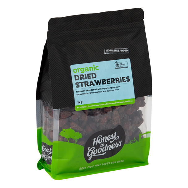 Organic Dried Strawberries 1KG 2