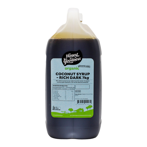 Organic Coconut Syrup (Rich Dark) 7KG | Honest to Goodness