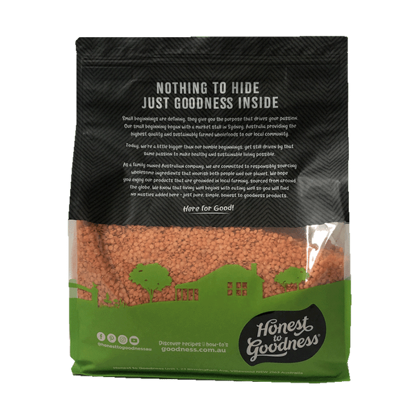 Australian Red Split Lentils 5KG 3