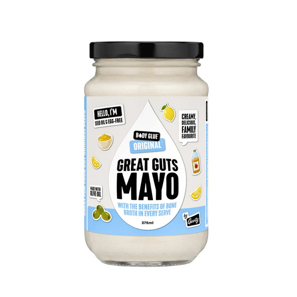 Bone Broth Sauce Great Guts Mayo 375ml | Honest to Goodness