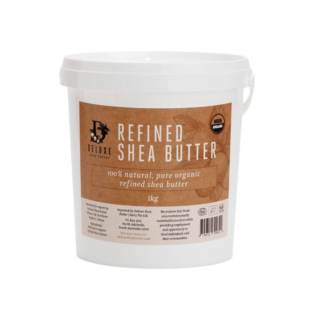 Organic Refined Shea Butter 1KG