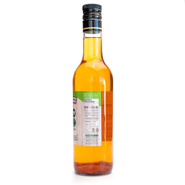 Organic Apple Cider Vinegar AO 500ml Back | Honest to Goodness