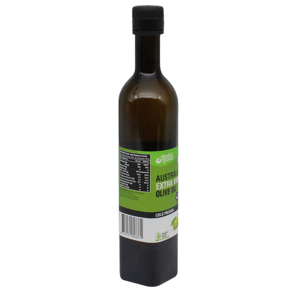 Organic Australian Olive Oil - Extra Virgin 500ml - Side