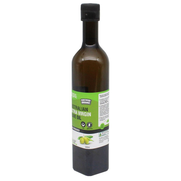 Organic Australian Olive Oil - Extra Virgin 500ml - Back