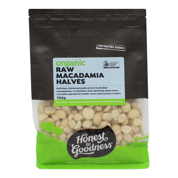 Organic Raw Macadamia Nuts - Style 4 - 700g