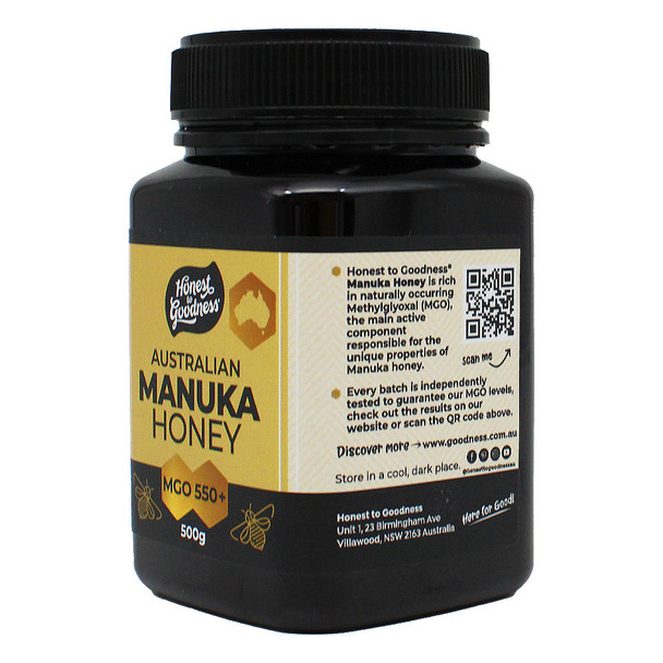 Australian Manuka Honey 550+ MGO 500g