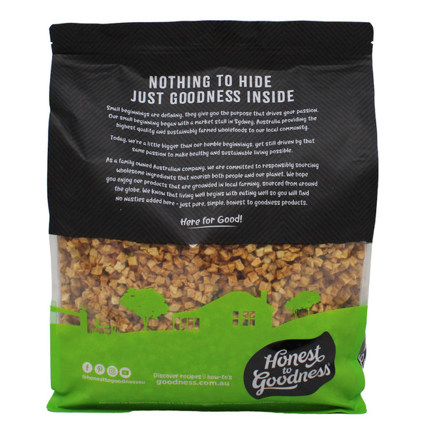 Organic Diced Dried Apple 2KG | Honest to Goodness Organic Diced Dried Apple 2KG | Honest to Goodness