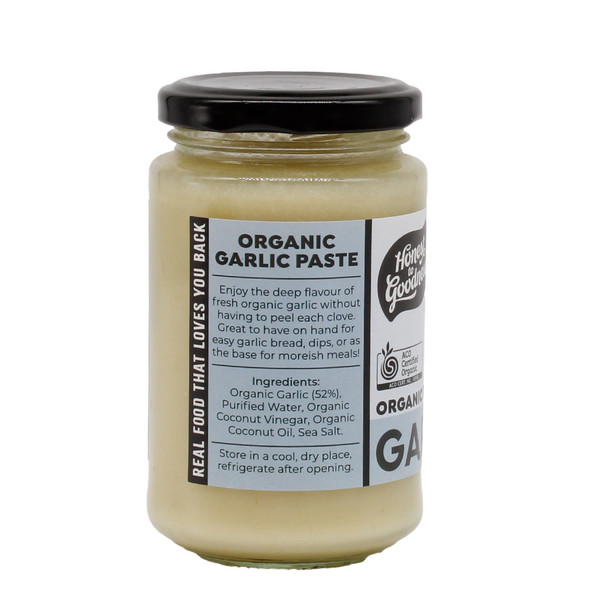 Organic Garlic Paste 240g | Honest to Goodness
