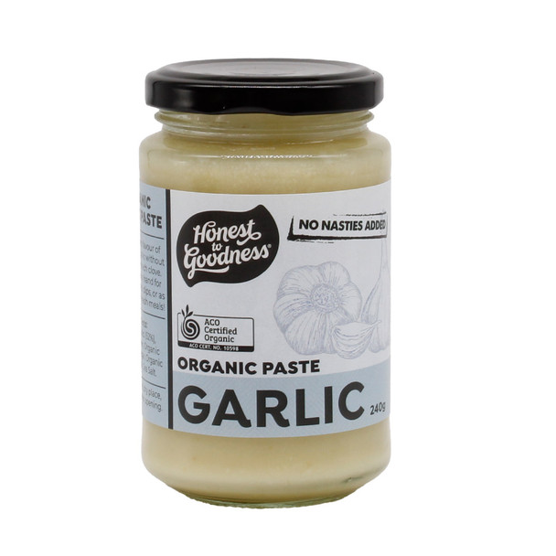 Organic Garlic Paste 240g | Honest to Goodness