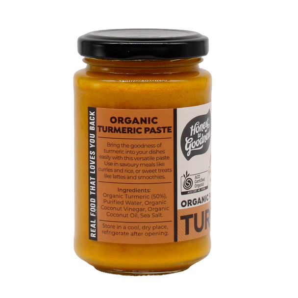 Organic Turmeric Paste 200g | Honest to Goodness