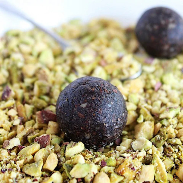 Pistachio Choc Fudge Bliss Bites