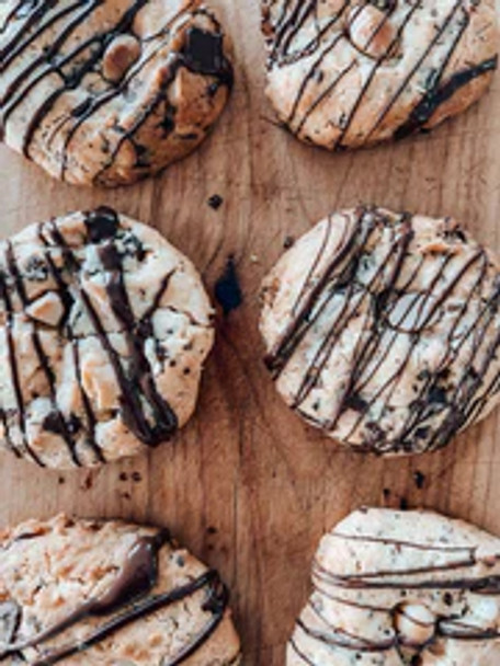 Crunchy Macadamia Coconut Choc Cookies